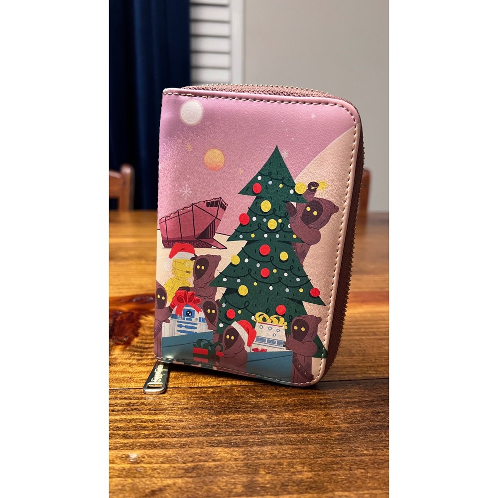 Loungefly Star Wars Jawa Christmas Tree Wallet BoxLunch Exclusive EUC